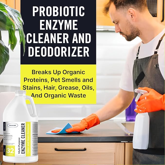 Multi-Purpose Probiotic Enzyme Citrus Cleaner, 64oz - Image 4