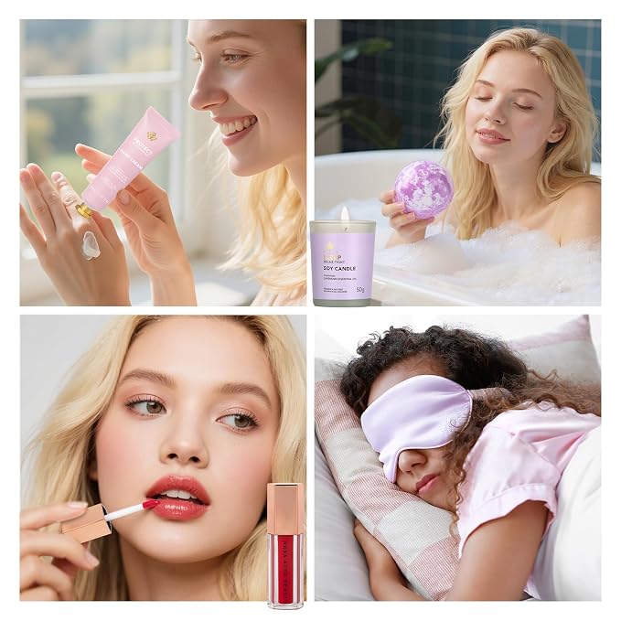 Christmas Gifts for Women, Bath & Body Spa Gift Set, Self-Care Relaxation - Image 5