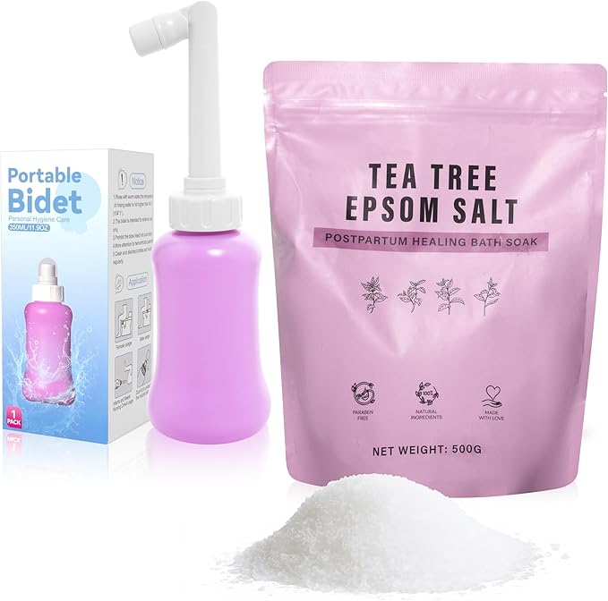 Peri Bottle Sitz Bath Salts Set by SOFTCA