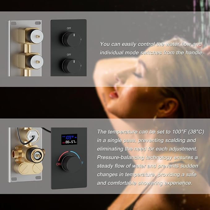 Digital Display Shower Set - Image 2