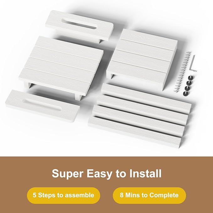 HIPS Shower Benches for Inside Shower, Shower Stool - Image 7