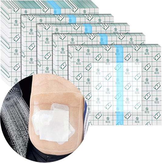 Waterproof Shower Cover with Non-Stick Center Pad by Hola+Health