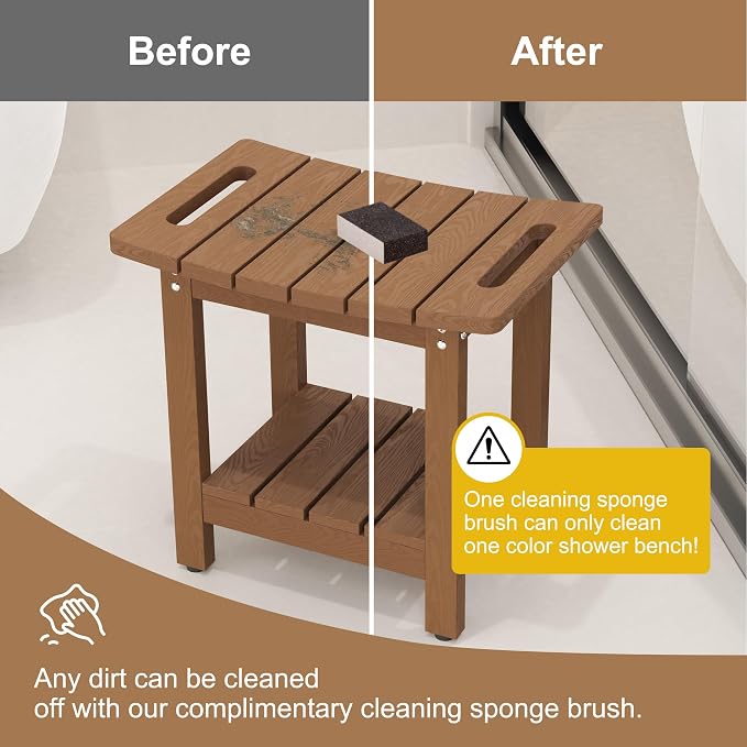 HIPS Shower Benches for Inside Shower, Shower Stool - Image 4