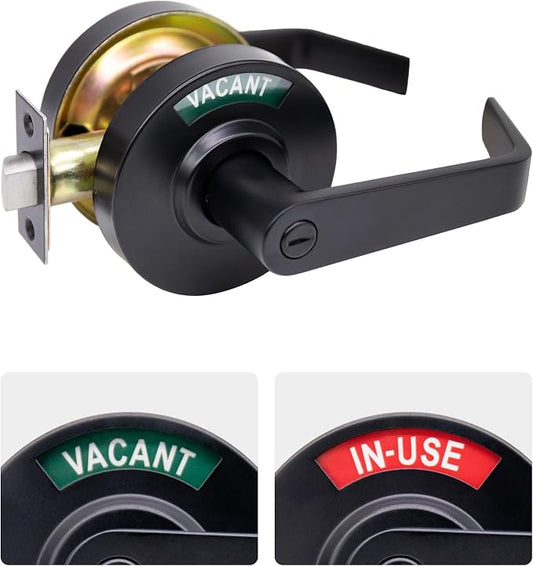 MARIE Commercial Door Handle for Bathroom Privacy, Vacant Occupied & Commercial by MARIE
