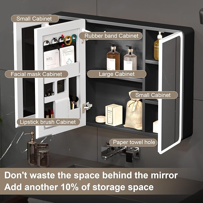 Lighted Bathroom Medicine Cabinet - Image 4
