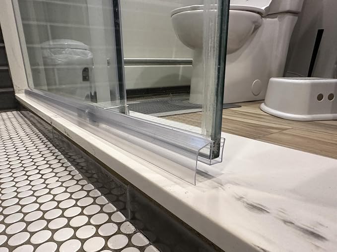 Bathroom Shower Glass Door Bottom Seal Strip - Image 3