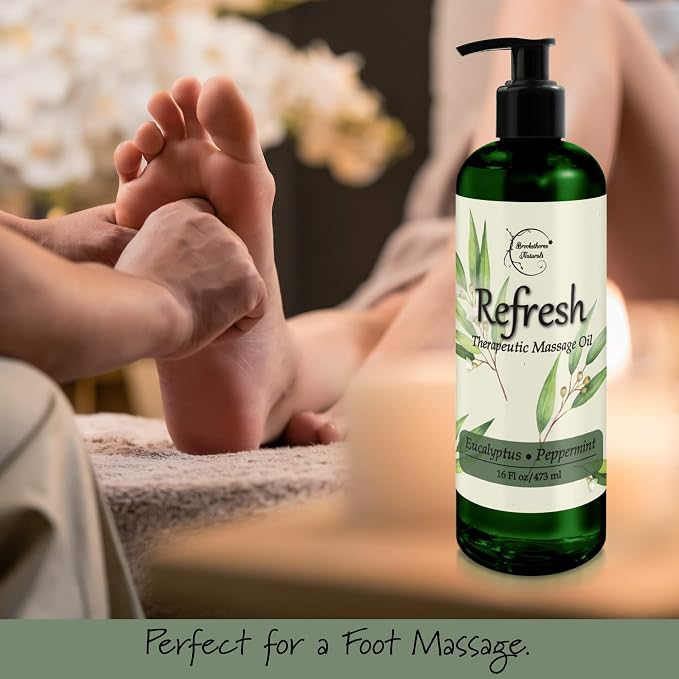 Refresh Massage Oil for Massage Therapy - Image 5