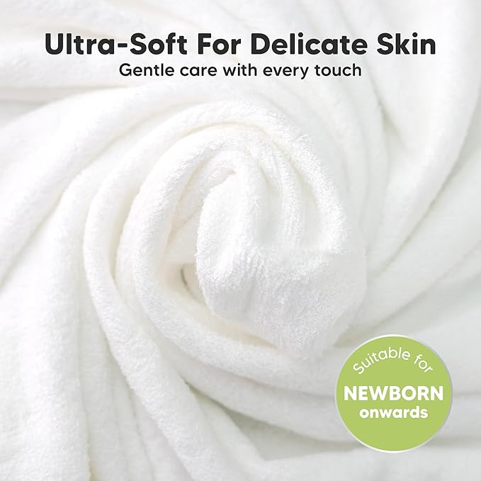 6-Pack Cotton Baby Washcloths for Newborn - Image 3