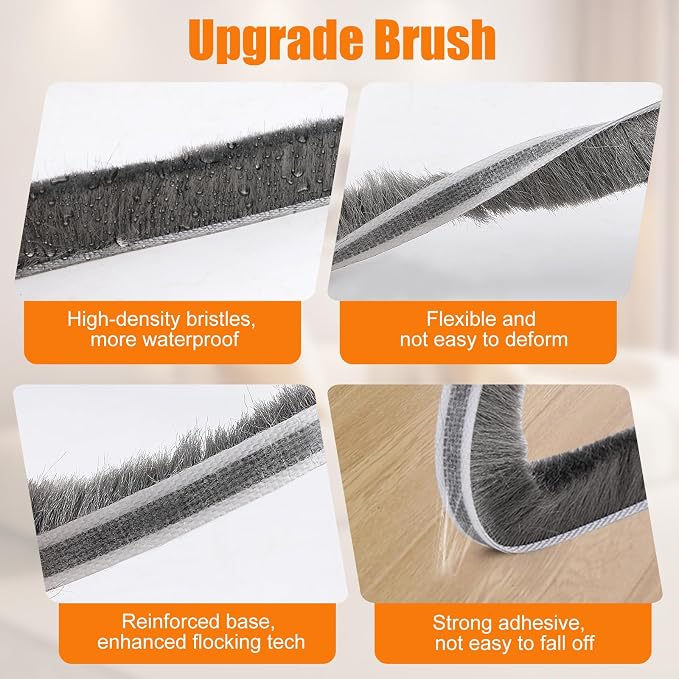 33.3FT Self-Adhesive Weather Stripping Seal - Image 6