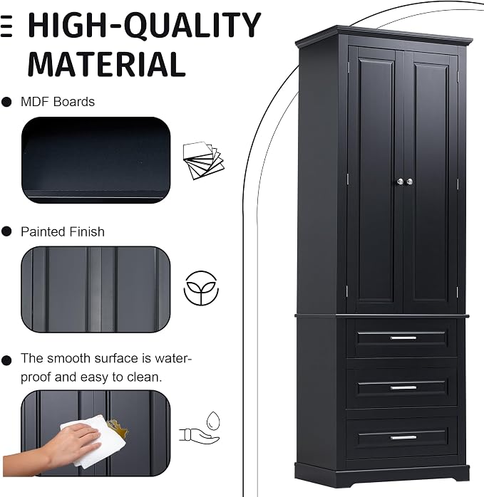 Polibi Tall Storage Cabinet - Image 4