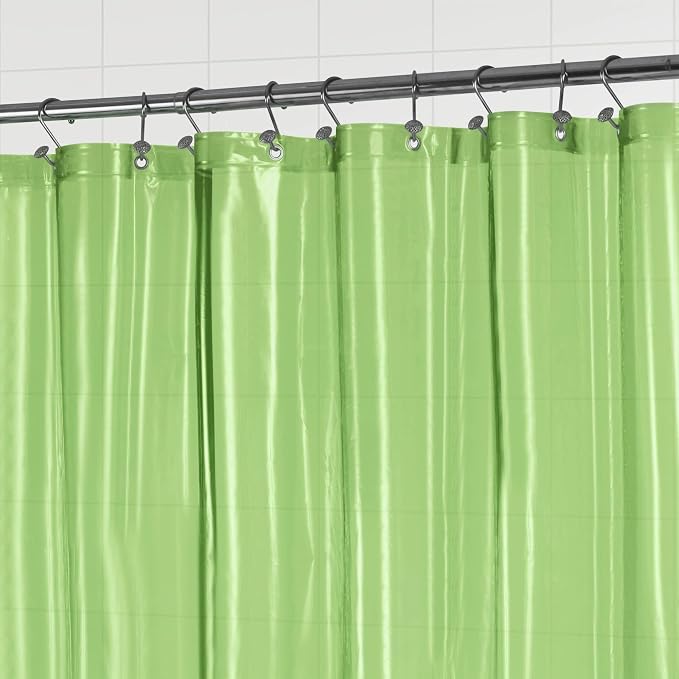 Barossa Design Clear Green Shower Curtain Liner - Image 3