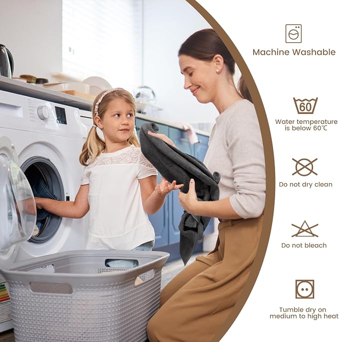 SEMAXE 4-Pack Luxury Bath Towels - Image 7