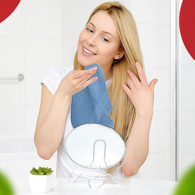 RIVERSIDE 12 Pack Premium 100% Cotton Face Washcloths, 550 GSM, 12 x 12 Inches - Image 5