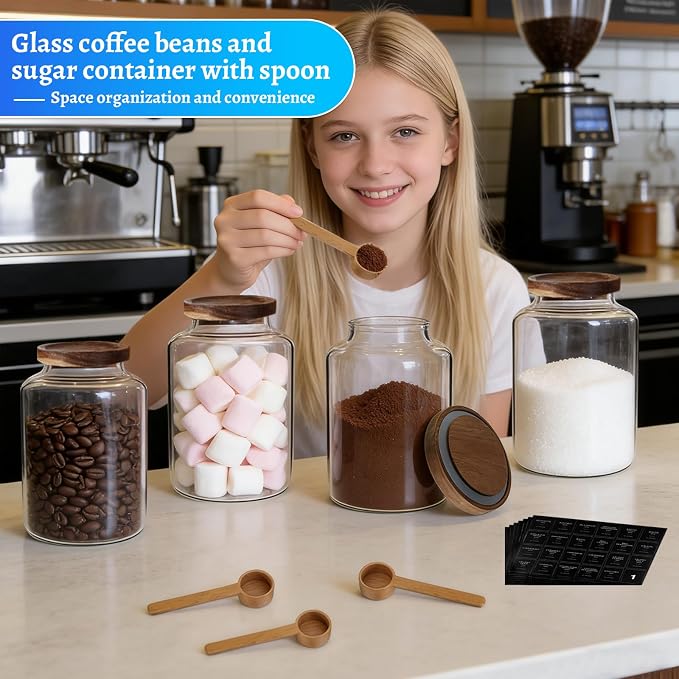 66oz Large Glass Storage Jar - Image 6