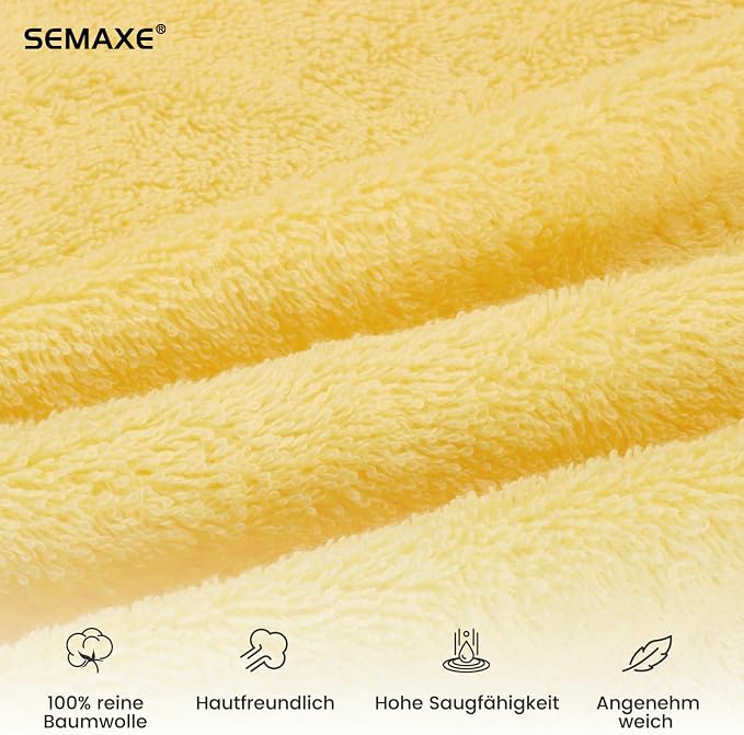 SEMAXE 12 Pack Hand Towels for Bathroom, 100% Cotton Towels - Image 4