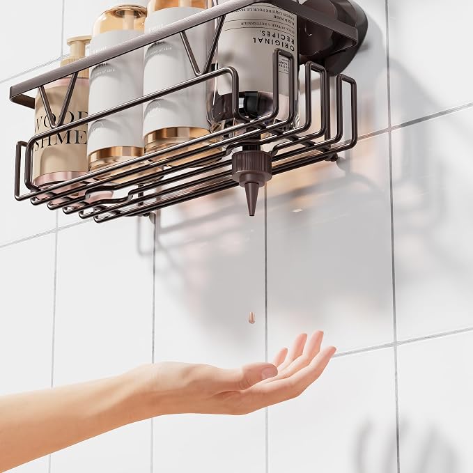 KEGII Suction Cup Shower Caddy – 3 Pack Suction Cup Shelf - Image 5
