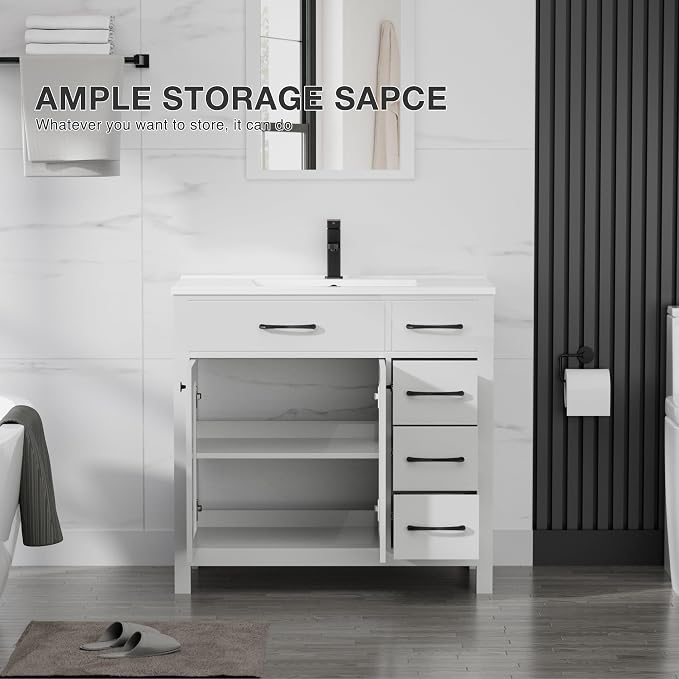 LUCKWIND 36" Bathroom Vanity - Image 4