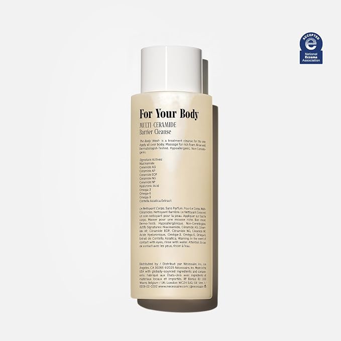Nécessaire The Body Wash. Fragrance-Free. Multi-Vitamin Gel Cleanser. Nourish - Image 2