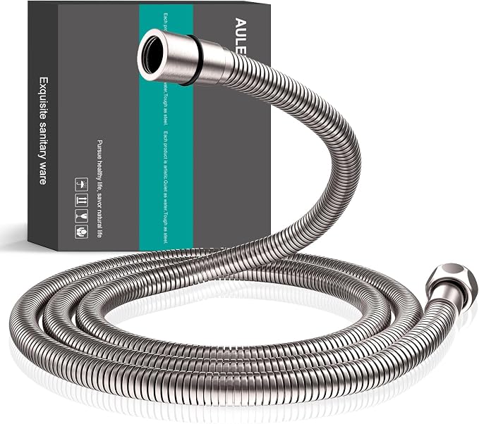 AULEEND，59 inch，encrypted shower hose 304 stainless steel metal by AULEEND
