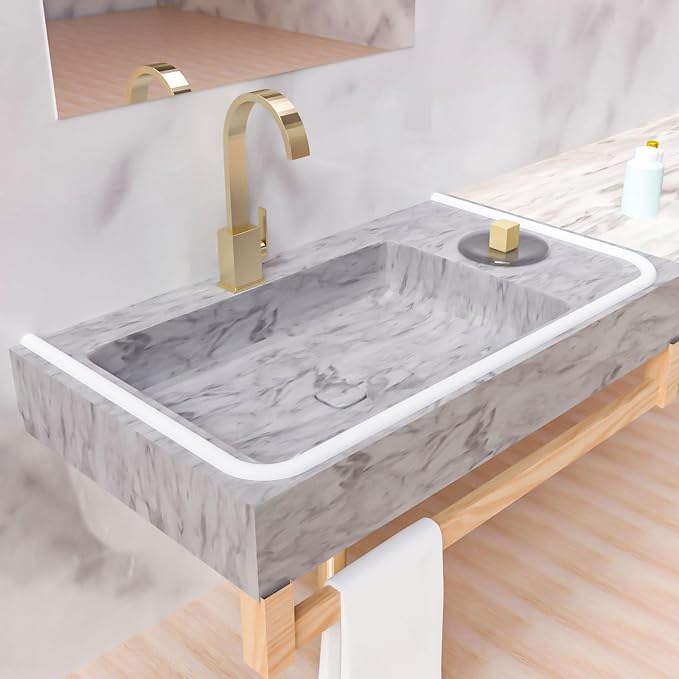 39" Shower Threshold Water Dam, Self-Adhesive Shower Barrier and Kitchen Water - Image 6