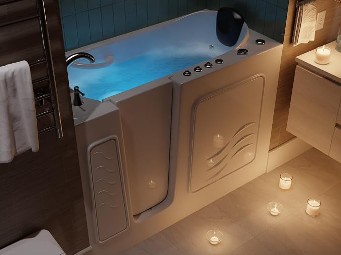 ANZZI Left Drain Walk-In Bathtub by ANZZI