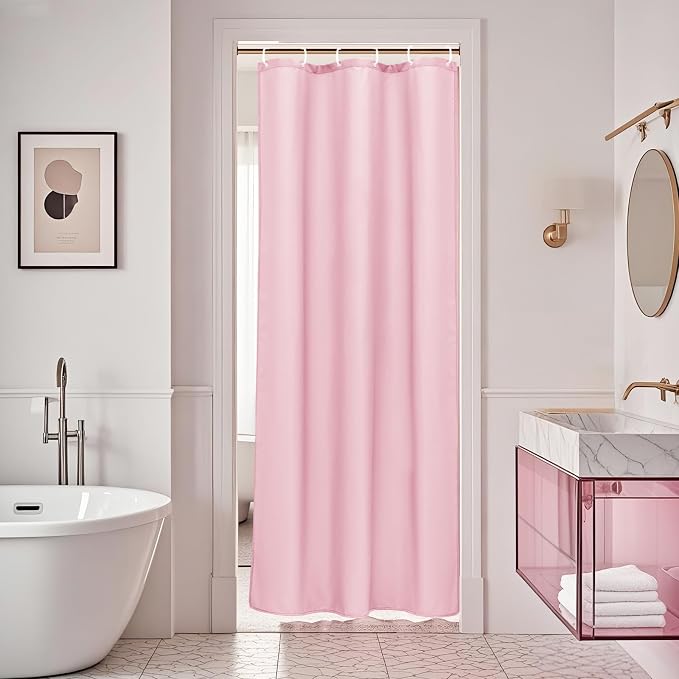 AooHome 36x72 inch Stall Shower Curtain Liner, Polyester Classic Solid Color by AooHome