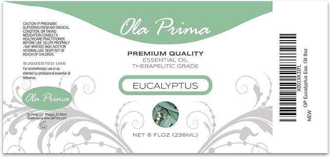 Ola Prima Eucalyptus Essential Oil 8 Fluid Ounces – Pure Therapeutic Grade - Image 11