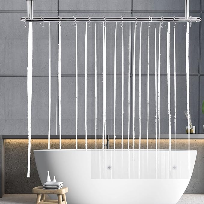 YISURE Clear Shower Curtain or Liner by YISURE