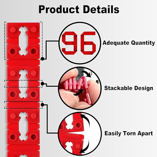 Outlet Spacers for Electrical Box, RonJea 96 PCS Switch and Receptacle Spacers - Image 2