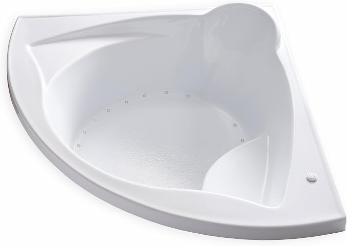 Carver Tubs - ME6060 - Modern Acrylic Fiberglass Whirlpool Tub Water Massage - Image 2
