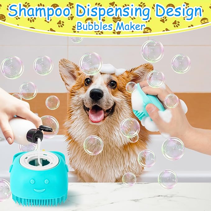Ponpon 3PCS Dog Bath Brush - Image 3