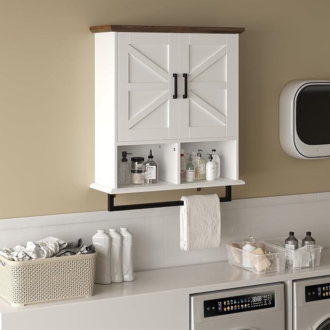 Farmhouse Bathroom Wall Cabinet - Image 5