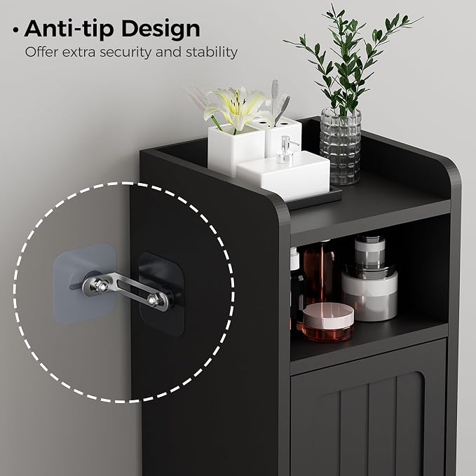 BEWISHOME Small Bathroom Cabinet, Bathroom Storage Cabinet - Image 6