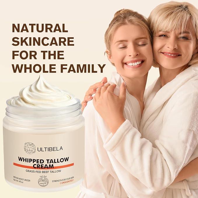 Beef Tallow for Skin, 100% Grass-Fed Whipped Tallow and Honey Balm for Body ＆ - Image 7
