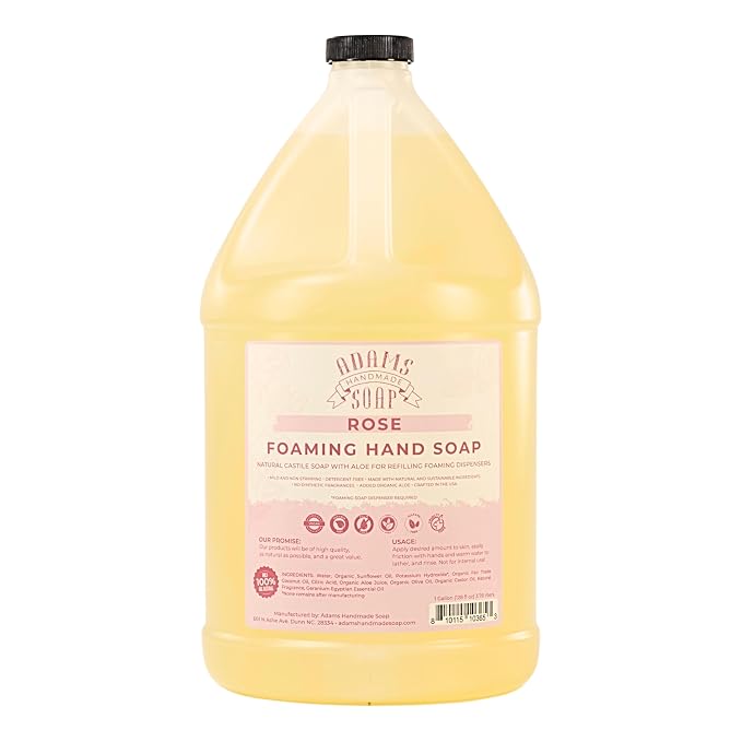 Adams Handmade Soap Liquid Foaming Soap 1 Gal by AdamsHandmadeSoap