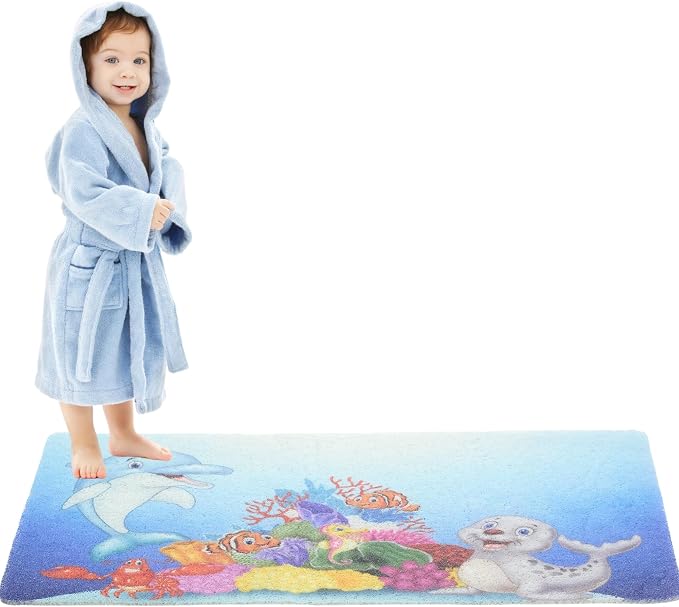 Non Slip Bathtub Mat Shower Mat by ENKOSI