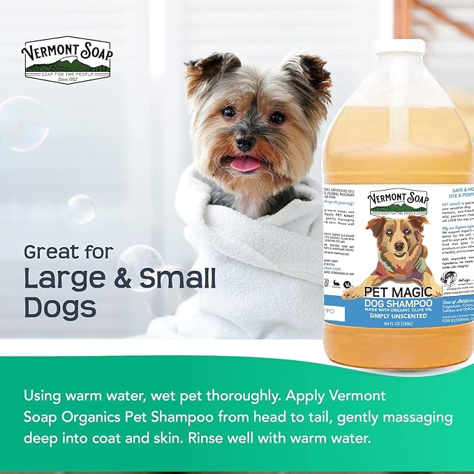 VERMONT SOAP Organics Pet Shampoo - Image 3