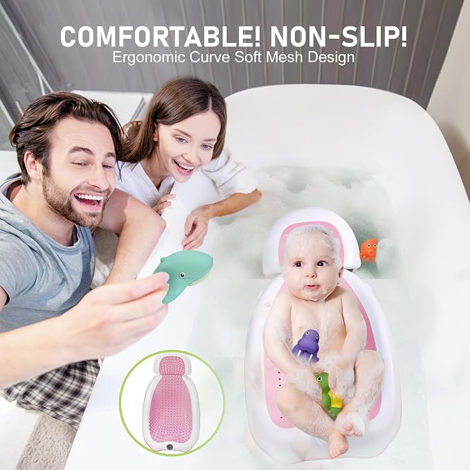 Baby Bath Support Newborn Bathtub - Image 3