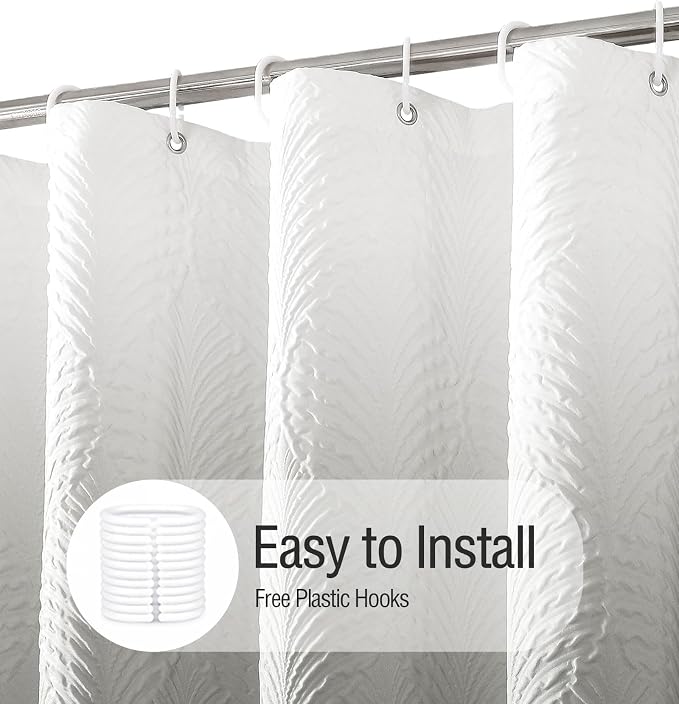 Gibelle Ombre Grey Shower Curtain - Image 7