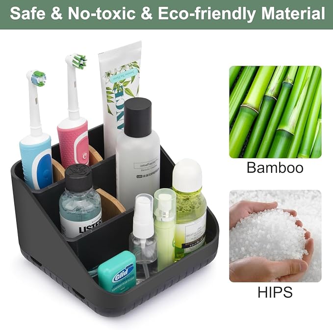 Chintu Toothbrush Holders Bathroom Countertop Organizer-Electric Tooth Brushing - Image 7