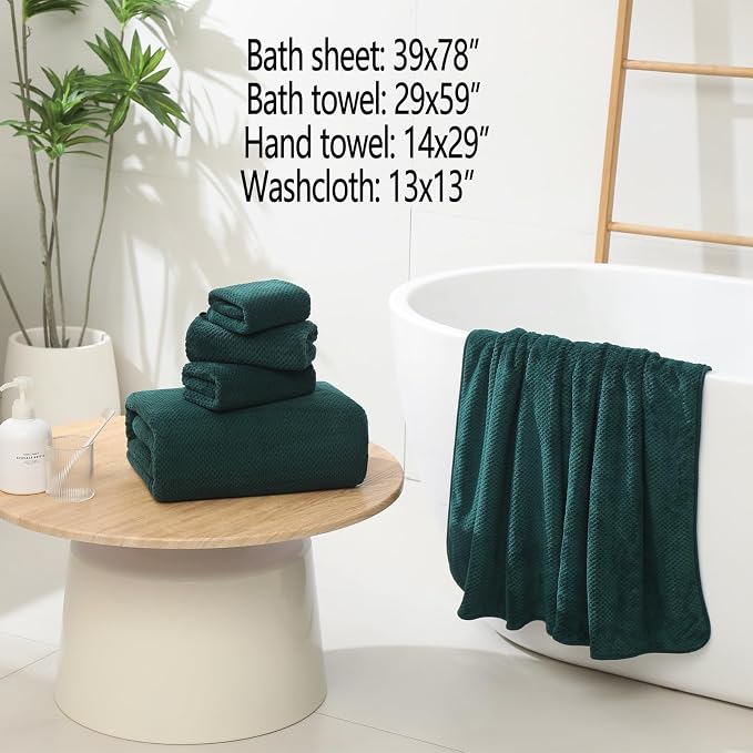 YTYC Towels, 29x59 Inches Extra Large Bath Towels - Image 2