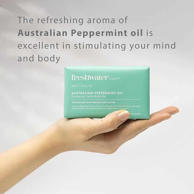 Freshwater Farm Australia Energizing Castile Natural Bar Soap - Image 4