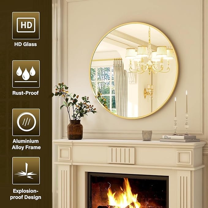30 Inch Round Mirror - Image 5