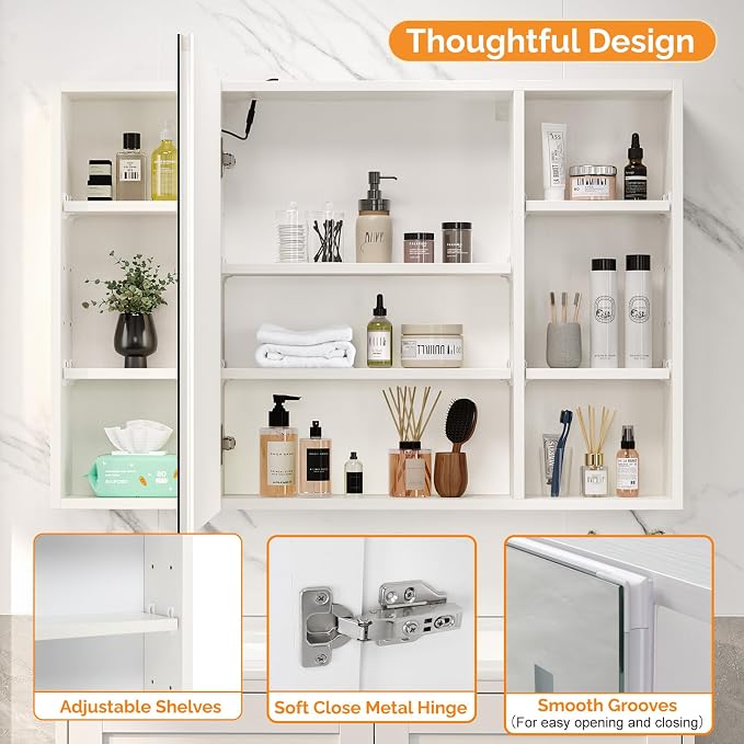 VINGLI 36Inch Medicine Cabinet - Image 5