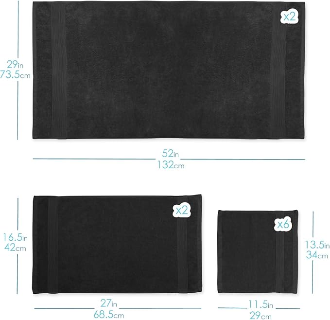 Hearth & Harbor Bath Towels for Bathroom - Image 8