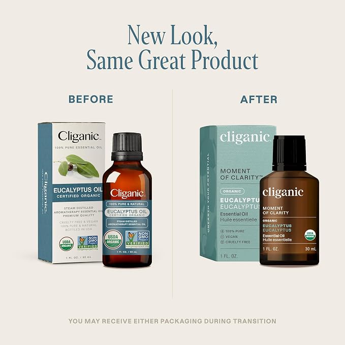 Cliganic Organic Eucalyptus Essential Oil, 100% Pure | Natural Aromatherapy Oil - Image 2