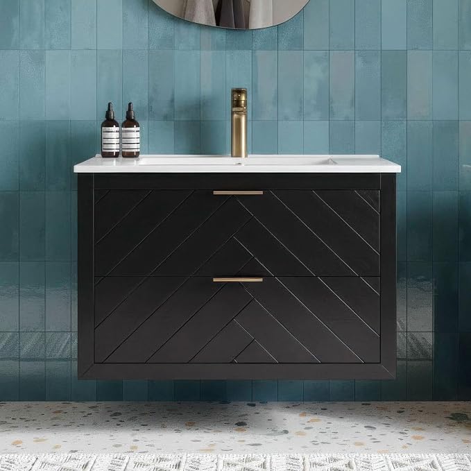 30 in. Wall Mounted Bathroom Vanity by LittleTulip