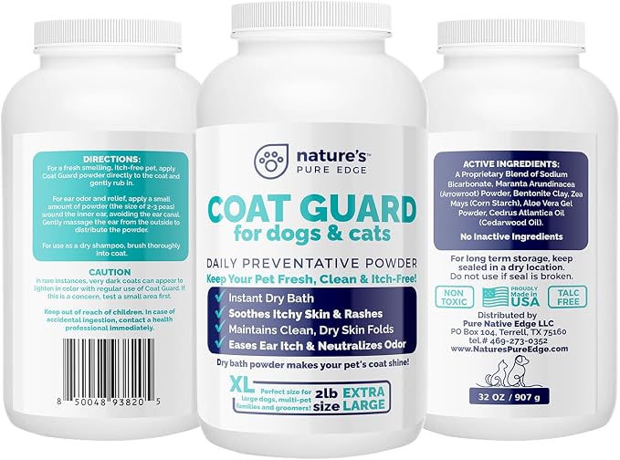 Coat Guard Dry Shampoo for Dogs and Cats - Image 2