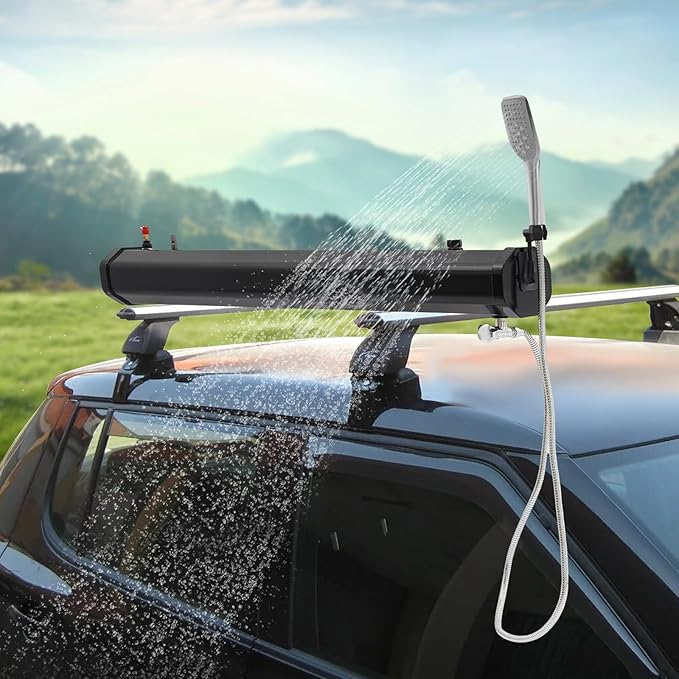 TFCFL 7.93 Gallon Roof Rack Mount Road Shower, High Pressure Outdoor Camping - Image 2