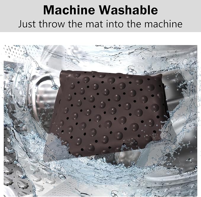 Mrcrypos Corner Shower Mats 31 x 31 Inches Bath Mat - Image 6